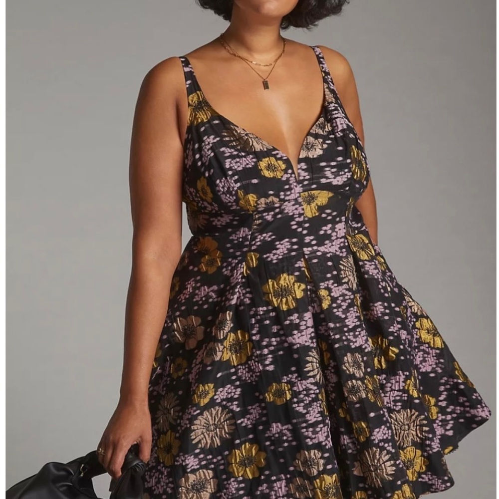 NWT A+ Anthro Jacquard Mini Dress Size 16W
